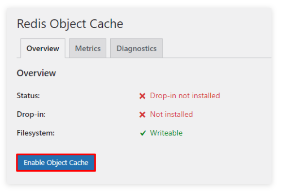 Hostinger Object Cache
