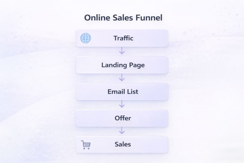 Systeme.io sales funnel diagram 2026 high-converting M36 blueprint